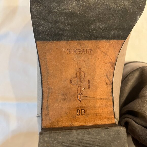 Cole Haan gray knee-high leather boots - Picture 4 of 5